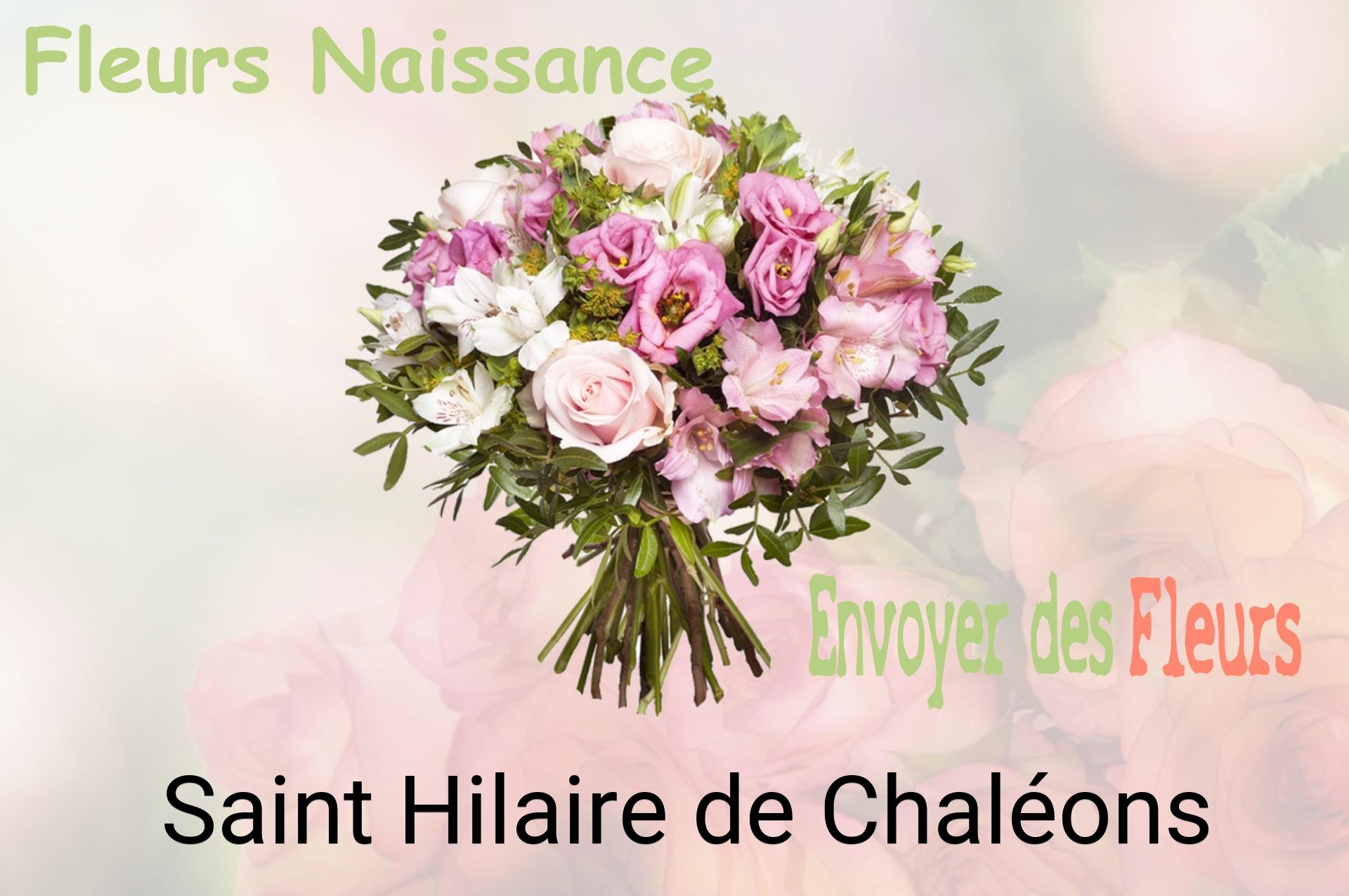 Bouquet de fleurs de naissance livré à Saint-Hilaire-de-Chaléons